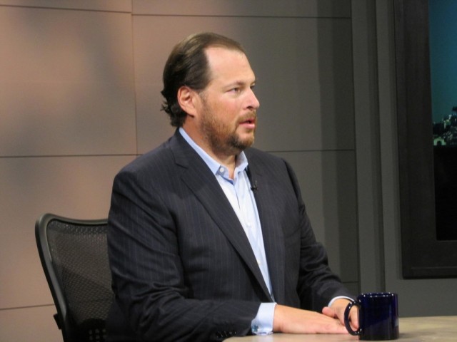 Salesforce CEO Marc Benioff (Don Clyde / KQED)