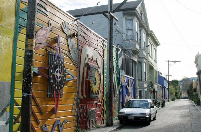 San Francisco's Inner Mission area had the highest number of Ellis Act evictions in the past five years. (Gabriel Bouys/AFP/Getty Images)