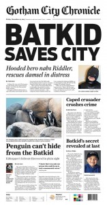 The San Francisco Chronicle will publish 1,000 copies of a special "Batkid" edition.