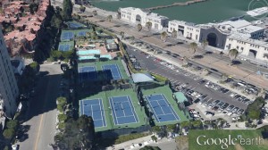 8 Washington Street is currently home to a private tennis and swimming club. (Google Earth)