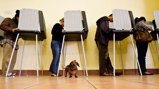 Election officials forecast low voter turnout for San Francisco's election. (David Paul Morris/Getty)