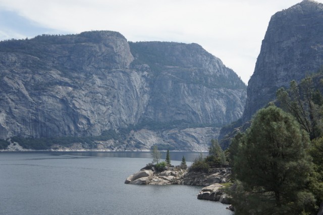 The Hetch Hetchy Reservoir in Yosemite National Park supplies water to San Francisco and other Bay Area cities. (Lauren Sommer / KQED)