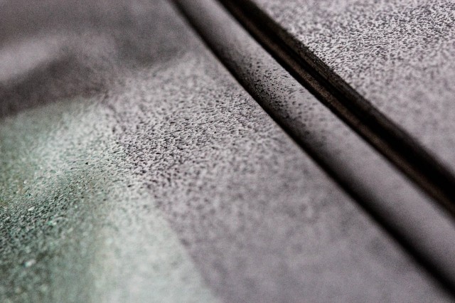 Actual Bay Area raindrops pictured during their last local appearance on Jan. 11.  (Dan Brekke/KQED)