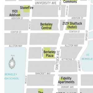 More than 1,400 units are in the works for downtown. (Downtown Berkeley Association)