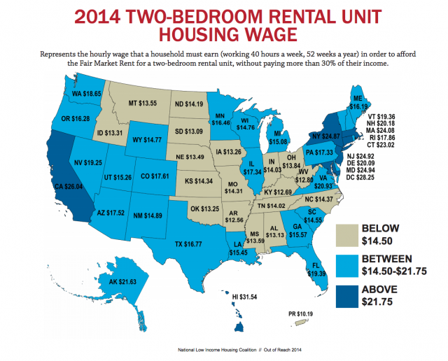 A nationwide view of housing affordability. (National Low Income Housing Coalition)
