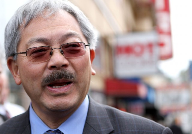 San Francisco Mayor Ed Lee appeared on KQED's "Forum" show on Monday morning. (File photo by Michelle Gachet/KQED)