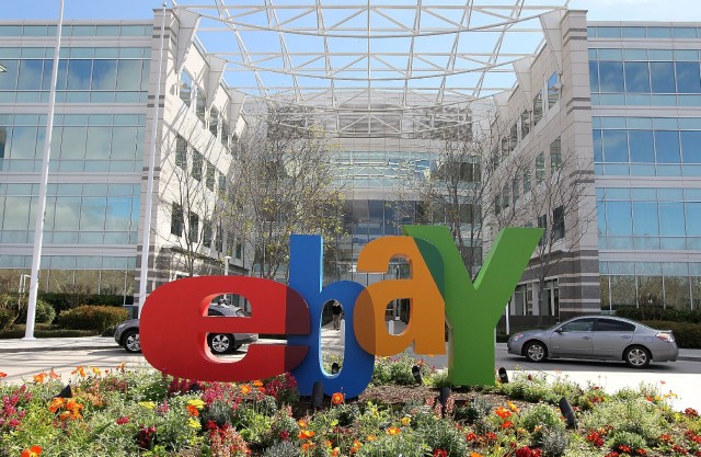eBay headquarters in San Jose. (Justin Sullivan/Getty Images)