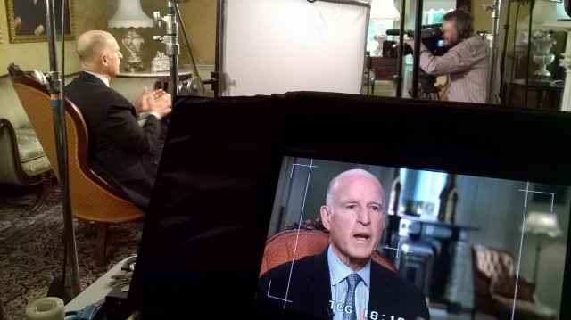 Gov. Jerry Brown interviewed by KQED senior politics editor John Myers