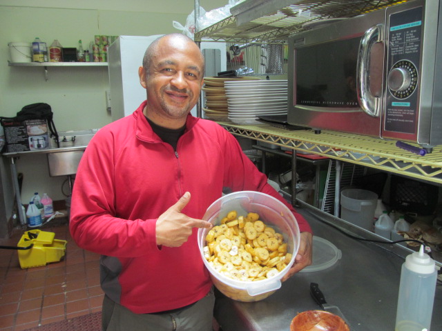 Fried plantains are popular in many African countries. (Stephanie Martin Taylor/KQED)