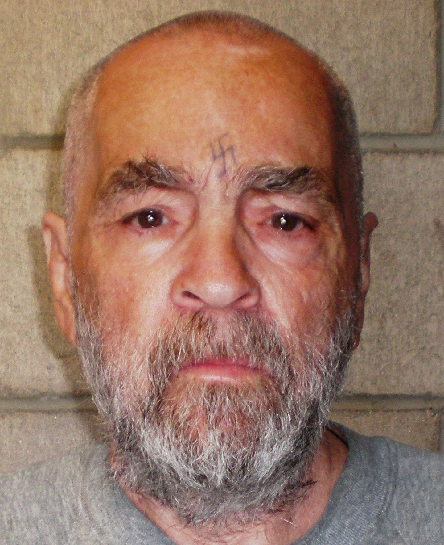 Charles Manson in 2009 photograph released by the California Department of Corrections and Rehabilitation. (Getty Images)