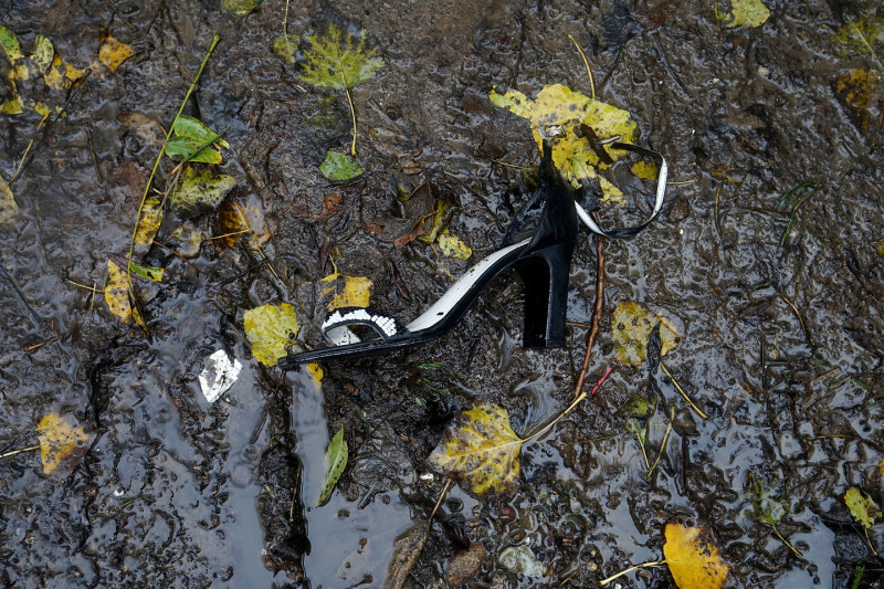 An item left behind by a Jungle resident. (James Tensuan/KQED)