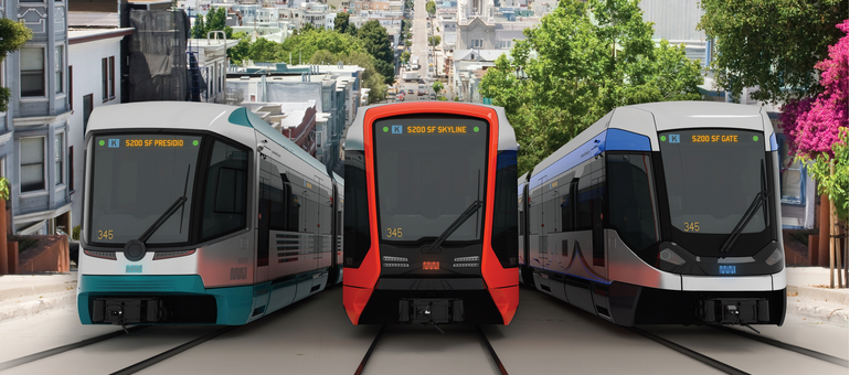 New Muni trains made by Siemens are expected to begin arriving in 2016.