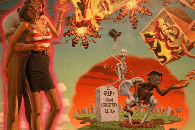Detail of Robert Williams’ “The Decline of Sophistication”