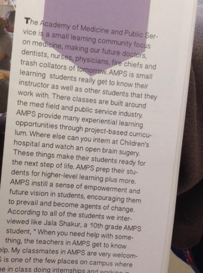 The excerpt from the Berkeley High School 2015 yearbook that triggered a recall. 