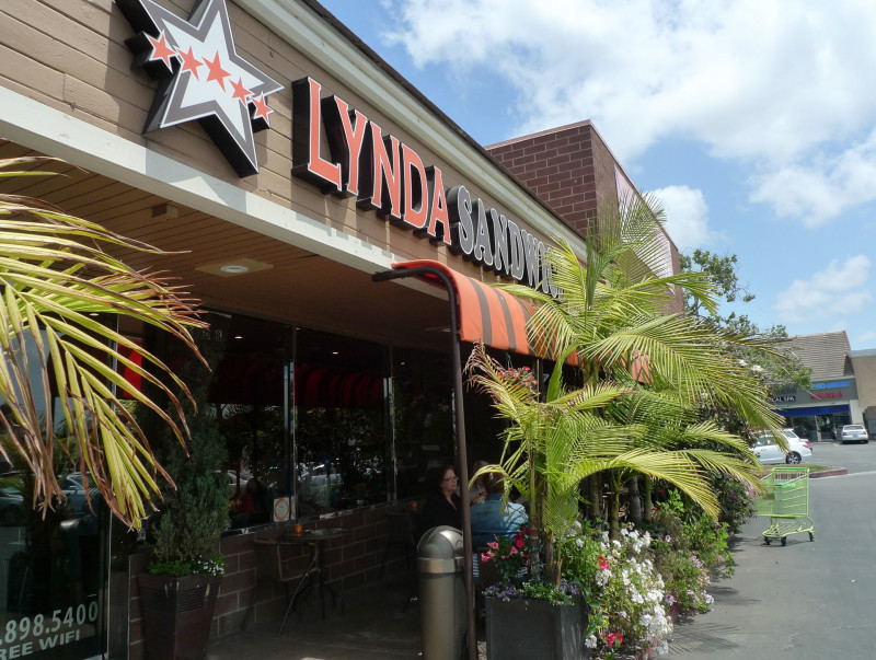 The storefront of Lynda Sandwich in Westminster, Orange County.