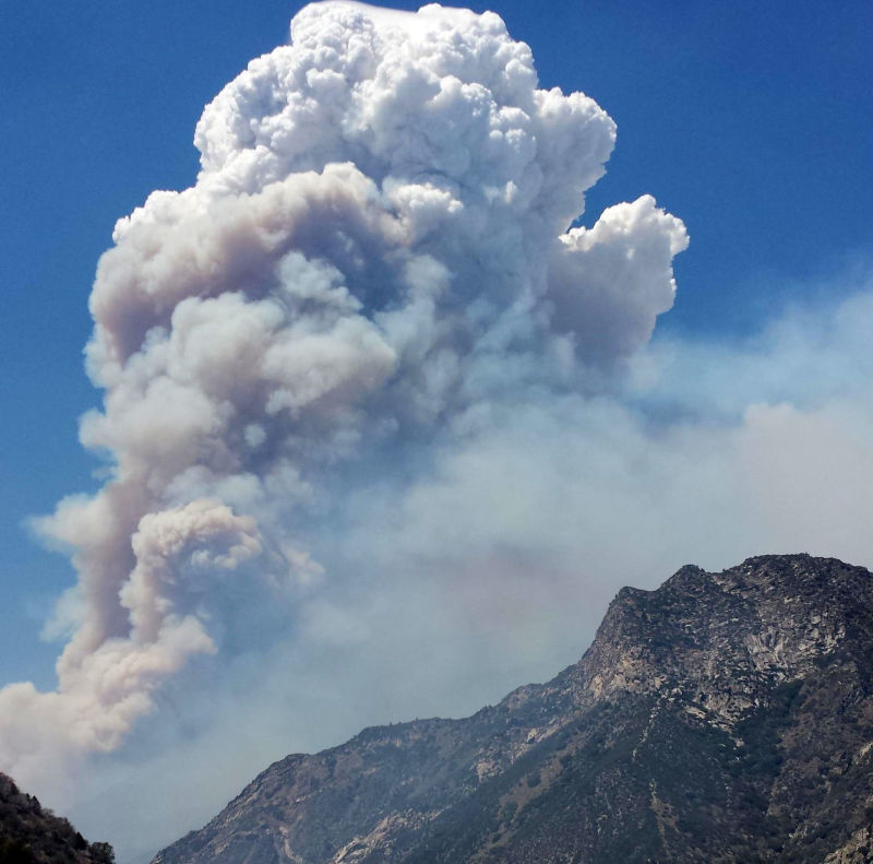 The Rough Fire grew to more than 20,000 acres on Aug. 17..