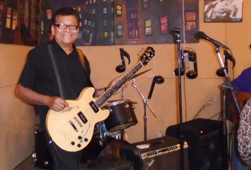 Guitarist and singer Tony Ibarra, a regular at the Blues Workshop. 