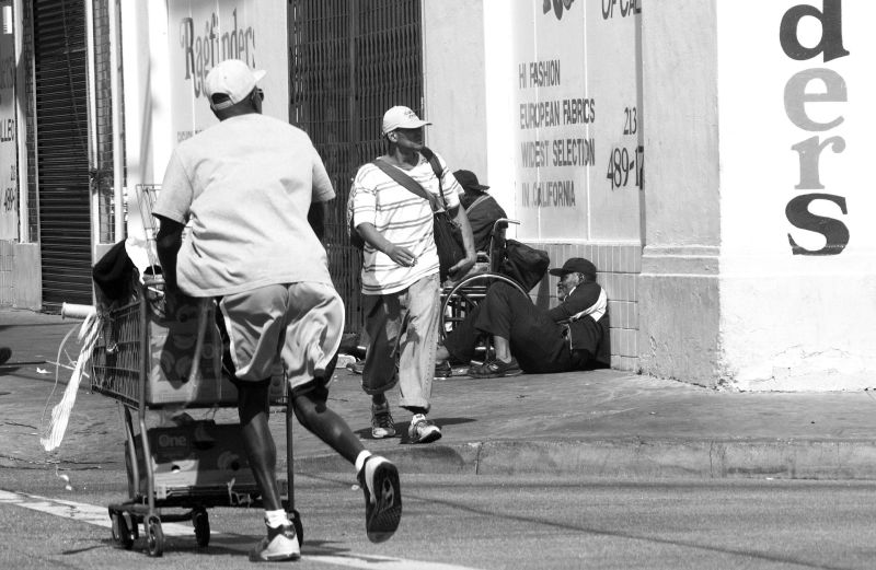 Many homeless people come to Skid Row because they could not find housing and services in their own communities.
