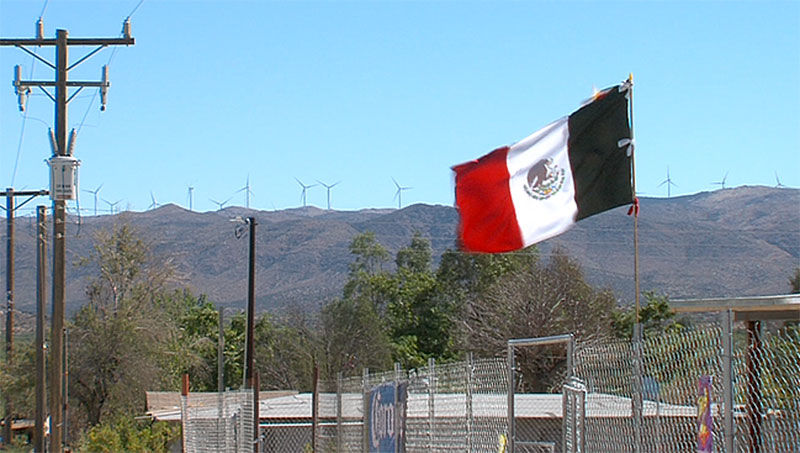 The wind farm Energía Sierra Juárez as seen from Jacume in Baja California, Sept. 27, 2015.