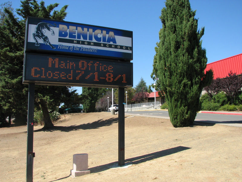 Benicia High School in the Benicia Unified School District is experimenting with project based learning in history teacher Edward Coyne’s class. 