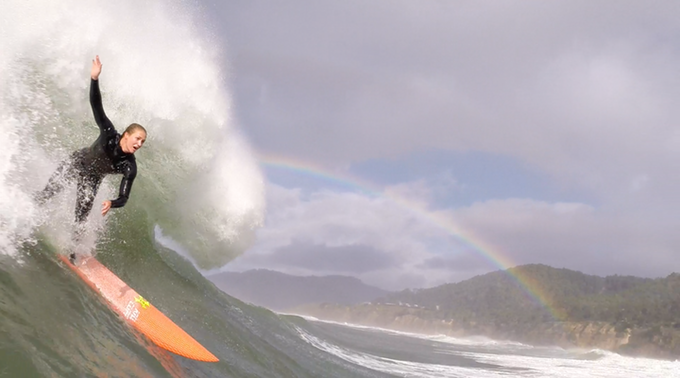 Maui big-wave surfer Paige Alms says women are already good enough to surf in Mavericks.