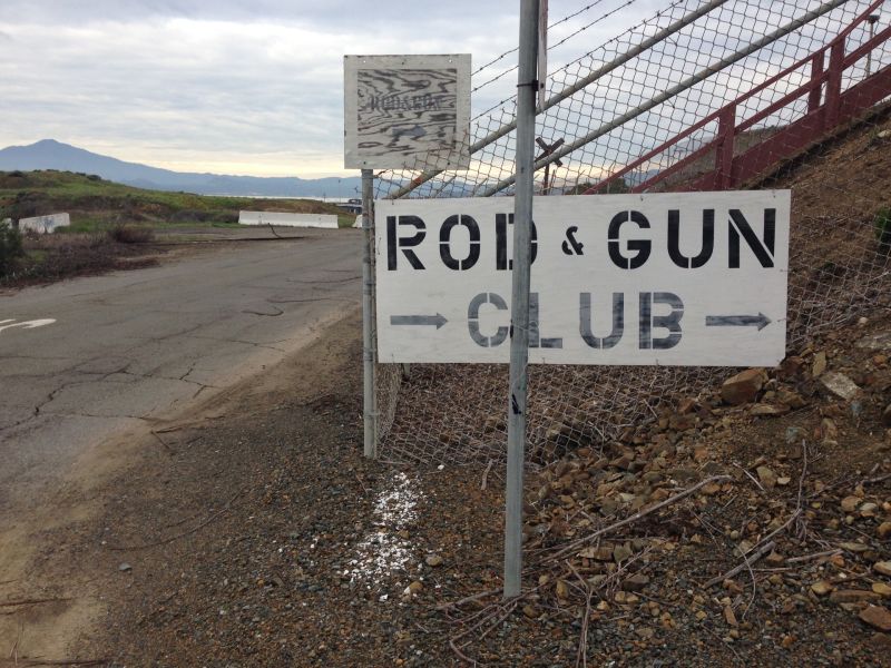 Winehaven's neighbor to the north is the Richmond Rod and Gun Club, where law enforcement personnel, often do target practice. 