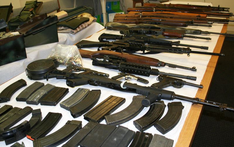 A sample of the firearms seized through the state's APPS program.