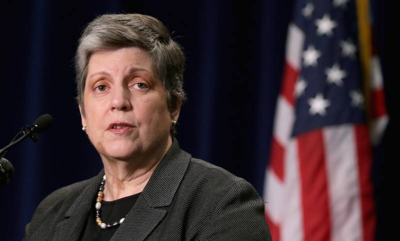 UC president and former U.S. Homeland Security chief Janet Napolitano.