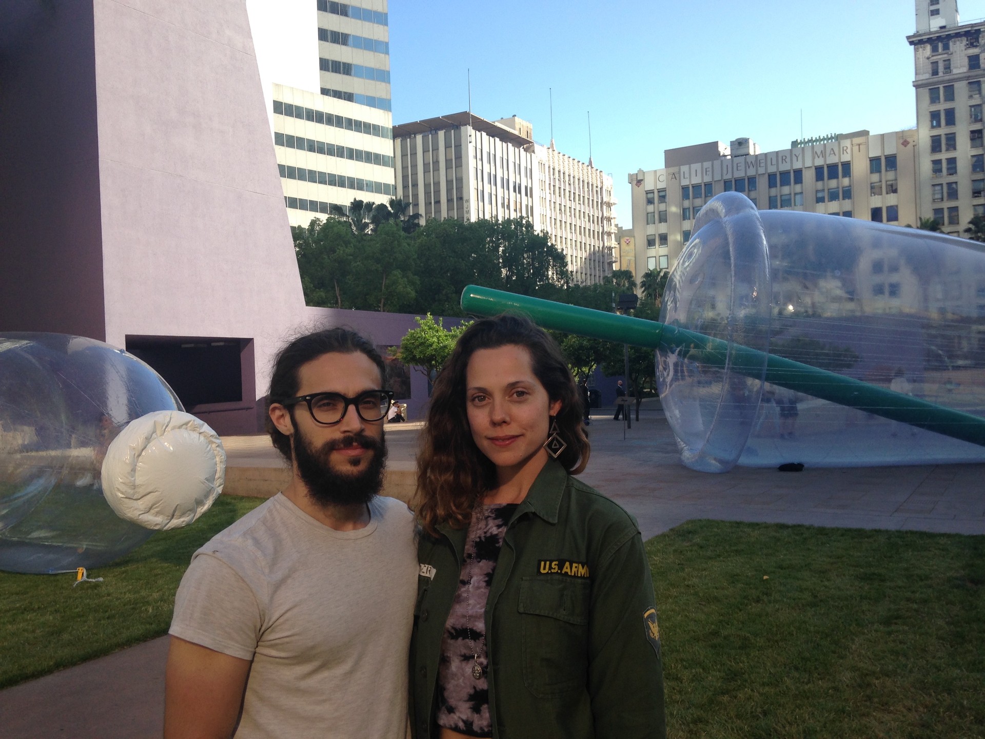 The goal of artists Matthew LaPenta and Jana Cruder is to change how people think about plastic, and influence consumer behavior.