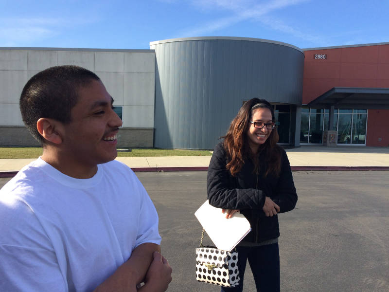 Rafael Armenta, 16, is released to his family from the Yolo County juvenile detention facility on Feb. 6, 2016, after seven months of immigration detention in the custody of the Office of Refugee Resettlement.