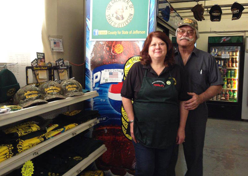 Kelly and Andy White, owners of Loyalton’s only convenience store and gas station.