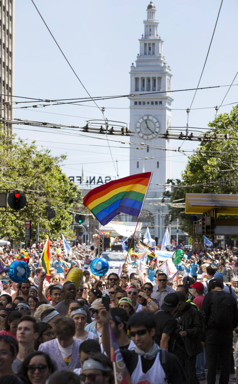 Tens of thousands of people were in attendance during the San Francisco Pride Celebration and Parade.