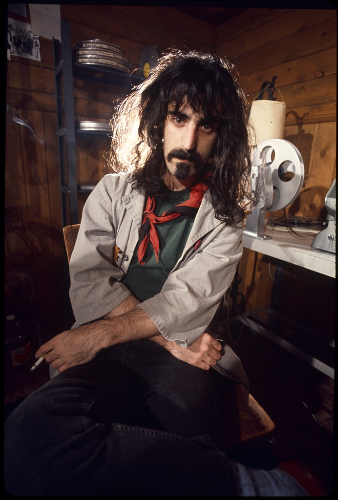 Caraeff's portrait of the Los Angeles rock iconoclast Frank Zappa.