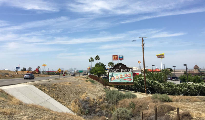 Kettleman City is one of the largest rest stops on Interstate 5 between Los Angeles and San Francisco.