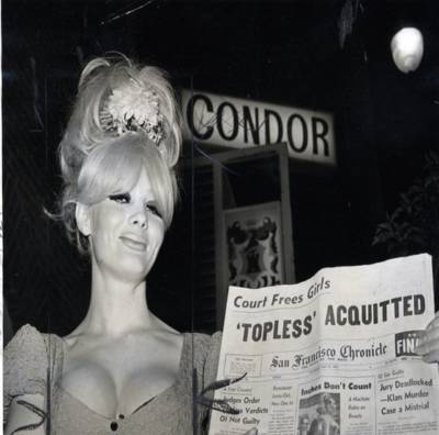 Carol Doda acquitted on indecency charge, 1965. 