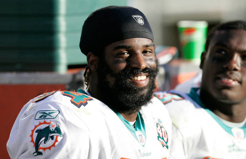 Ricky Williams during his tenure with the Miami Dolphins.