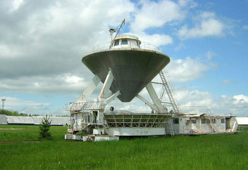 The Russian RATAN-600 radio telescope, which detected the signal in May, 2015. 