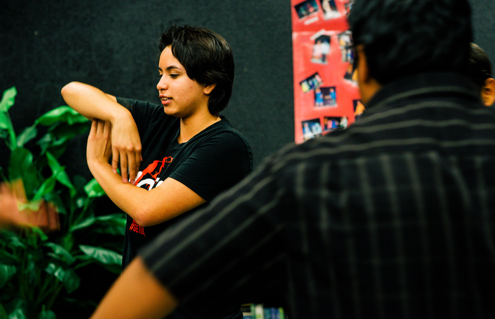 Rosy Mendez in her improv class at Desert Mirage High School. “I love photography and drama,” she says. “But my dream is to become an engineer."