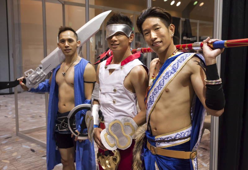 Tuan Nguyen (left), Victor Phang and Sherman Yu all attended GX4 together for the first time this year. All three of them cosplayed as gender-bent version of Final Fantasy characters; Nguyen as Rinoa Heartily from Final Fantasy 8, Phang as Beatrix from Final Fantasy 9, and Yu as Fang from Final Fantasy 13. 