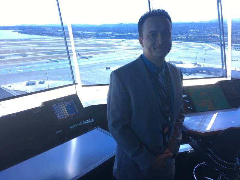  Frederick Naujoks, local president of the National Air Traffic Controllers Association and a seven-year veteran at SFO