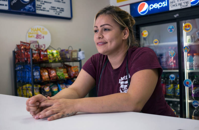 “I need to get this diploma,” says Guadalupe Beltran. “I need to get this out of the way, it’s like a big ol’ stone that’s right there. I need to move it."