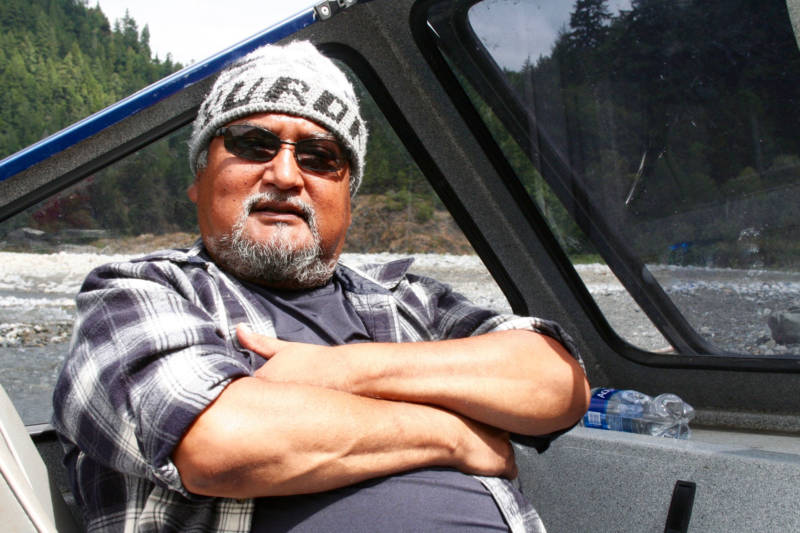 Yurok Tribal Vice Chair David Gensaw, Jr. is worried about the future of salmon and trout in tribal waters near where the Klamath meets the sea.