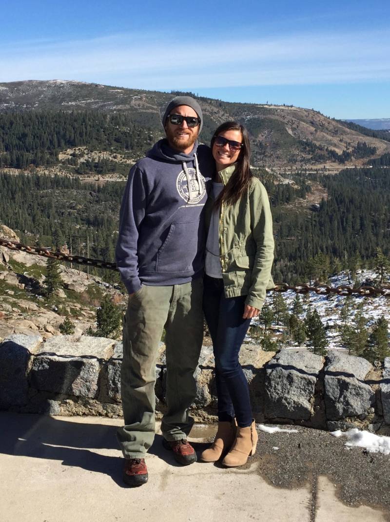 Preschool teacher Lauren Suttie and Sugar Bowl ski racing organizer Nick Lewis were without a home for 6 months in Tahoe this year.