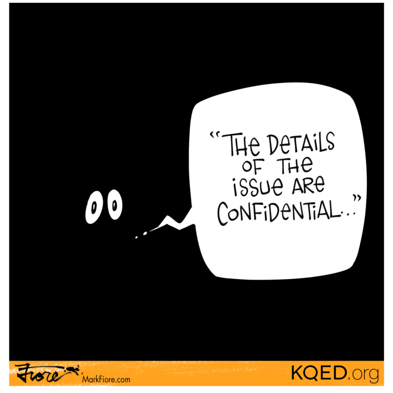 After KQED files lawsuit for records, city of Hayward repeats that it will comply - but only when the investigation is over