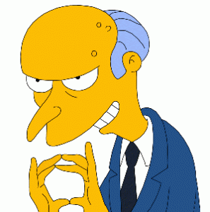 Mr. Burns from the Simpsons