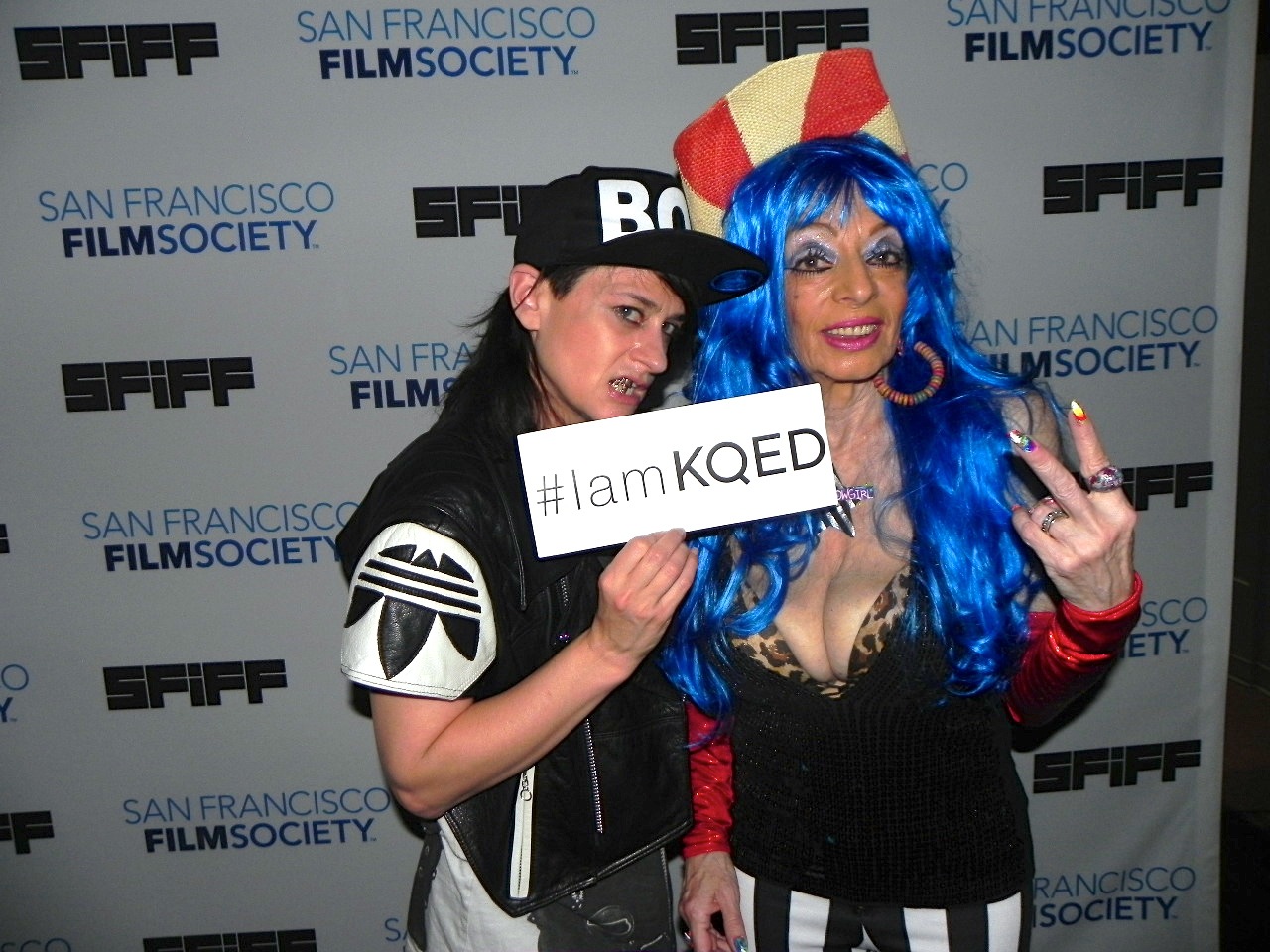 Peaches and Sandy Kane on the red carpet at the recent San Francisco International Film Festival.