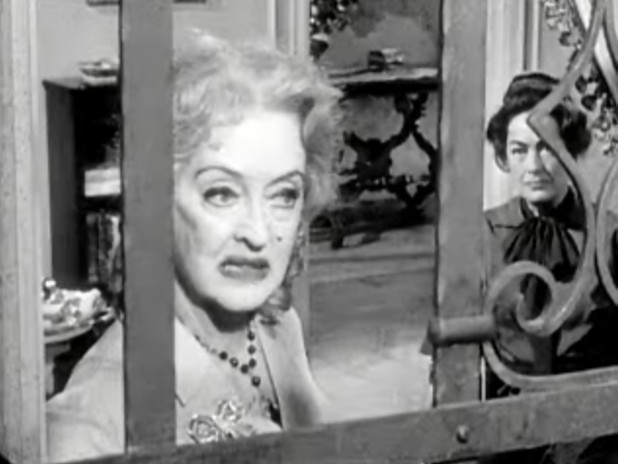 Screen shot of Bette Davis and Joan Crawford in "Whatever Happened to Baby Jane" (Wikicommons)