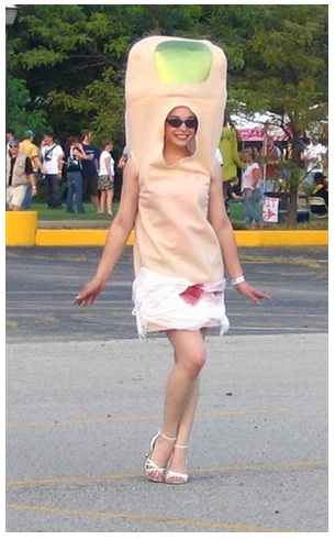 A disembodied toe costume, via lebowskifest.com