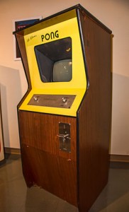 Pong cabinet. Image via Wikipedia Commons. 