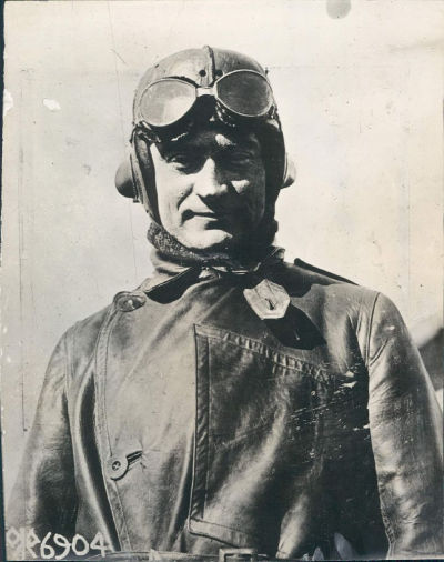 Major Mitchel in his pilot gear around 1918. Photo: Wiki Commons